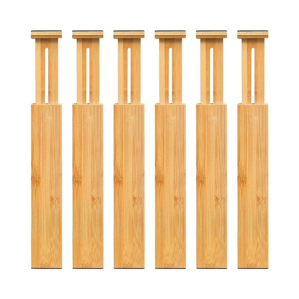 Expandable Bamboo Drawer Dividers