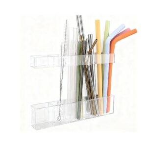 Kitchen Storage Straw Organizer Set