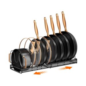 Adjustable Pots And Pan Organizer Rack