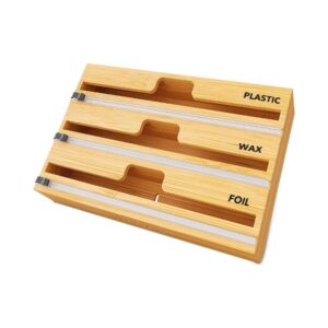 Bamboo Wrap Organizer Box
