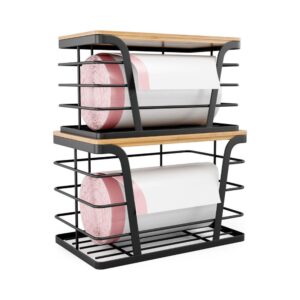 2-Pack Wall Mount Trash Bag Holders