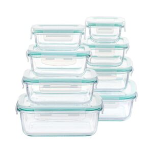 Snap-Lock Glass Meal Prep Set