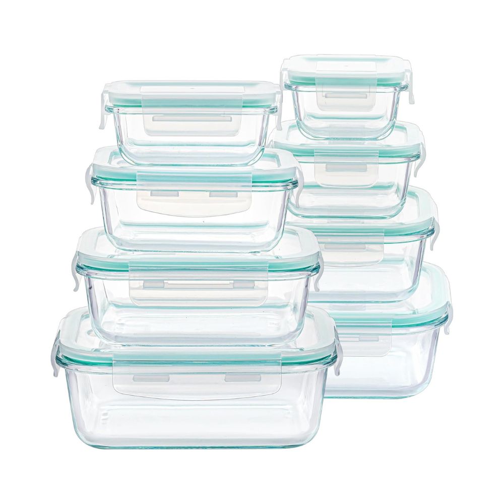 Snap-Lock Glass Meal Prep Set