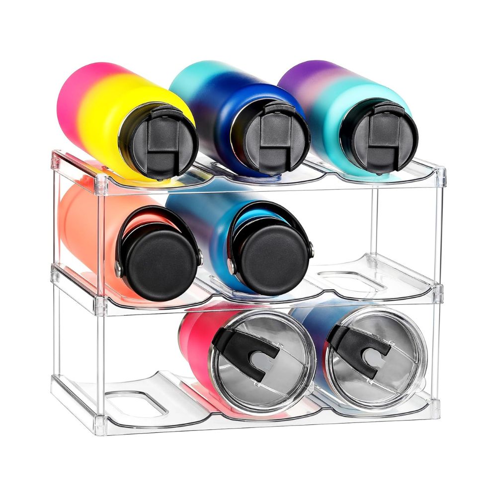 Stackable Water Bottle Organizer Rack