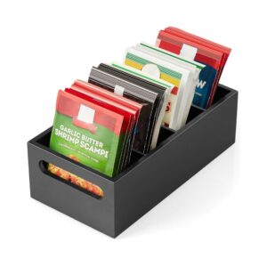 Seasoning Packet Organizer With Adjustable Dividers