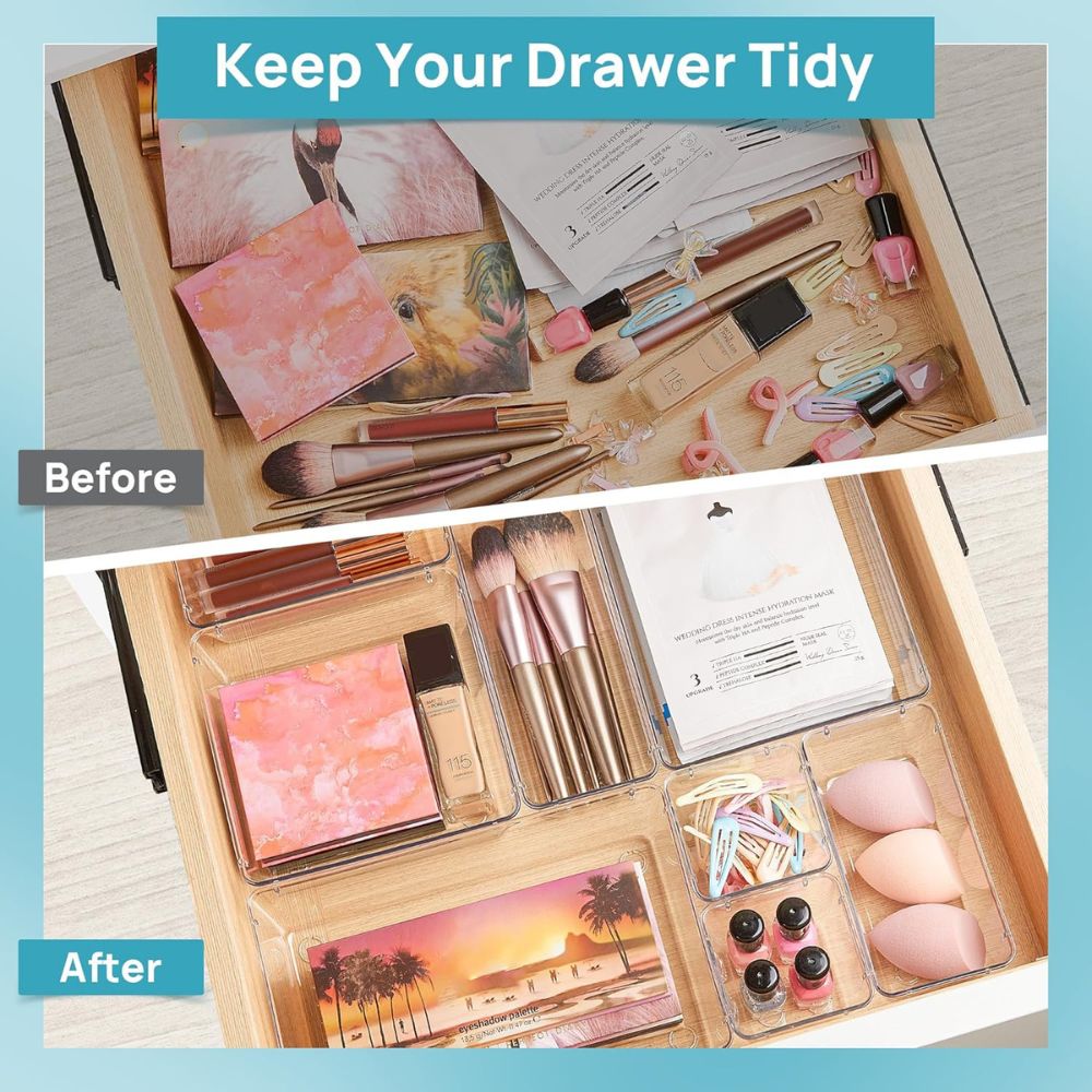 Acrylic Kitchen Drawer Organizer Set - Image 4