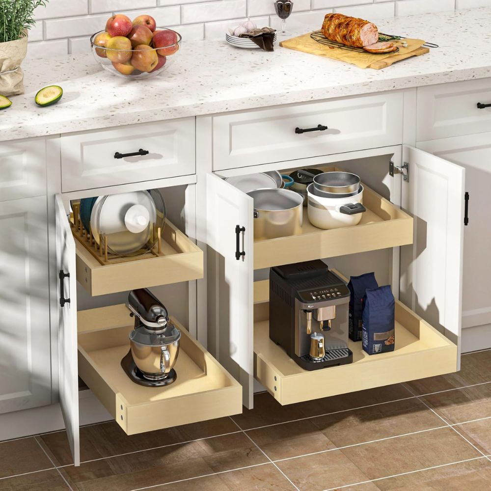 Sliding Cabinet Storage Organizer - Image 4