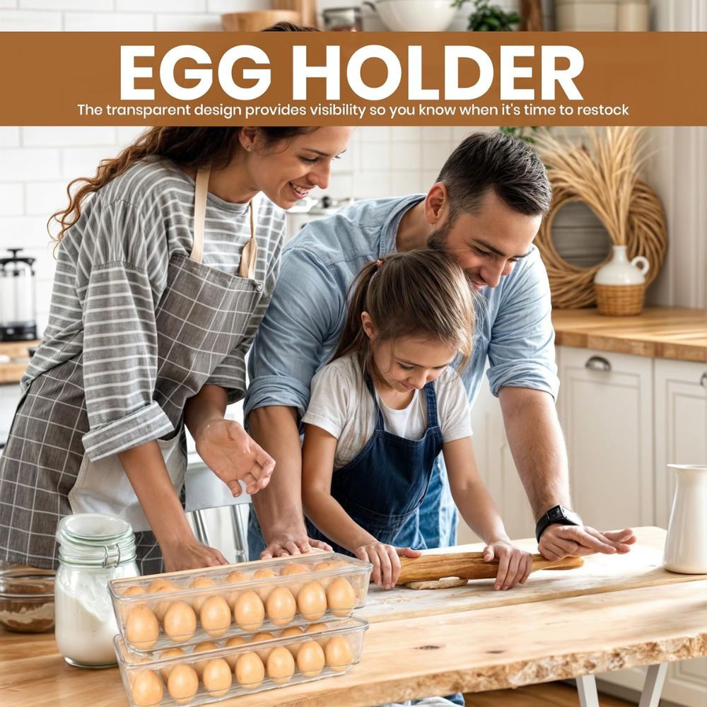 Refrigerator Egg Storage Container Sets - Image 2