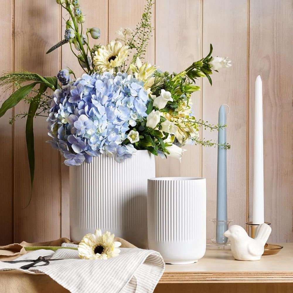 White Ceramic Kitchen Utensil Holders - Image 2