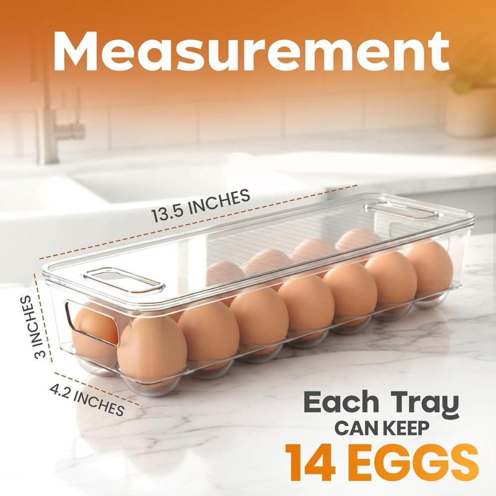 Refrigerator Egg Storage Container Sets - Image 3