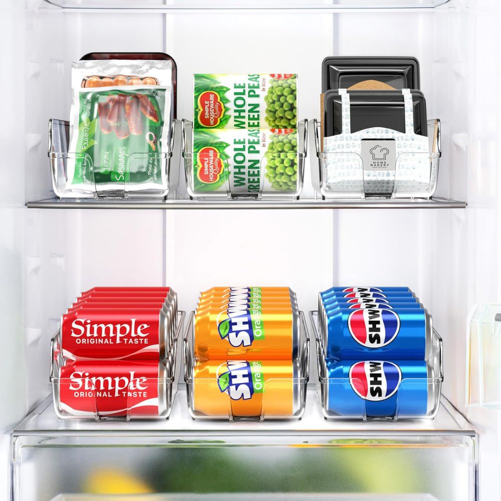 Clear Stackable Soda Can Organizers - Image 3