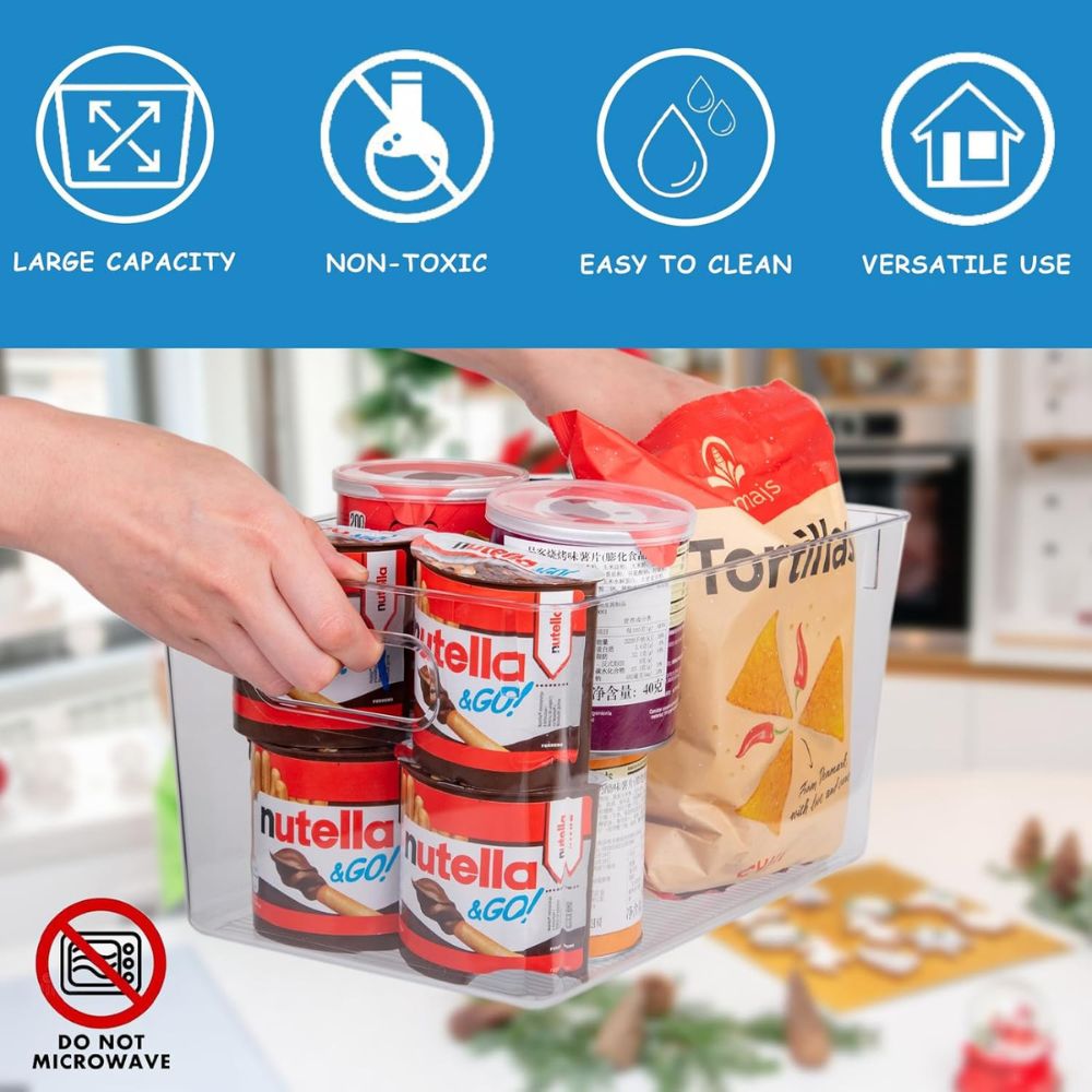 Clear Pantry Storage Bin Set - Image 3