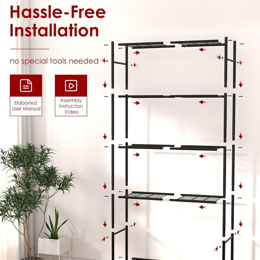 Adjustable Kitchen Storage Shelving Rack - Image 4