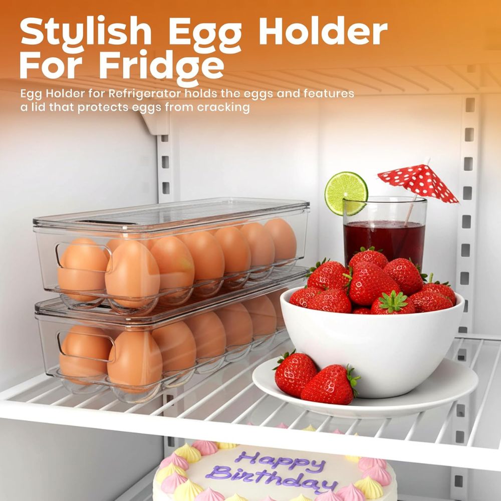 Refrigerator Egg Storage Container Sets - Image 4