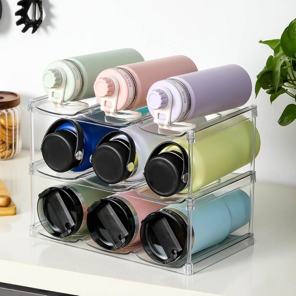 Stackable Water Bottle Organizer Rack - Image 2