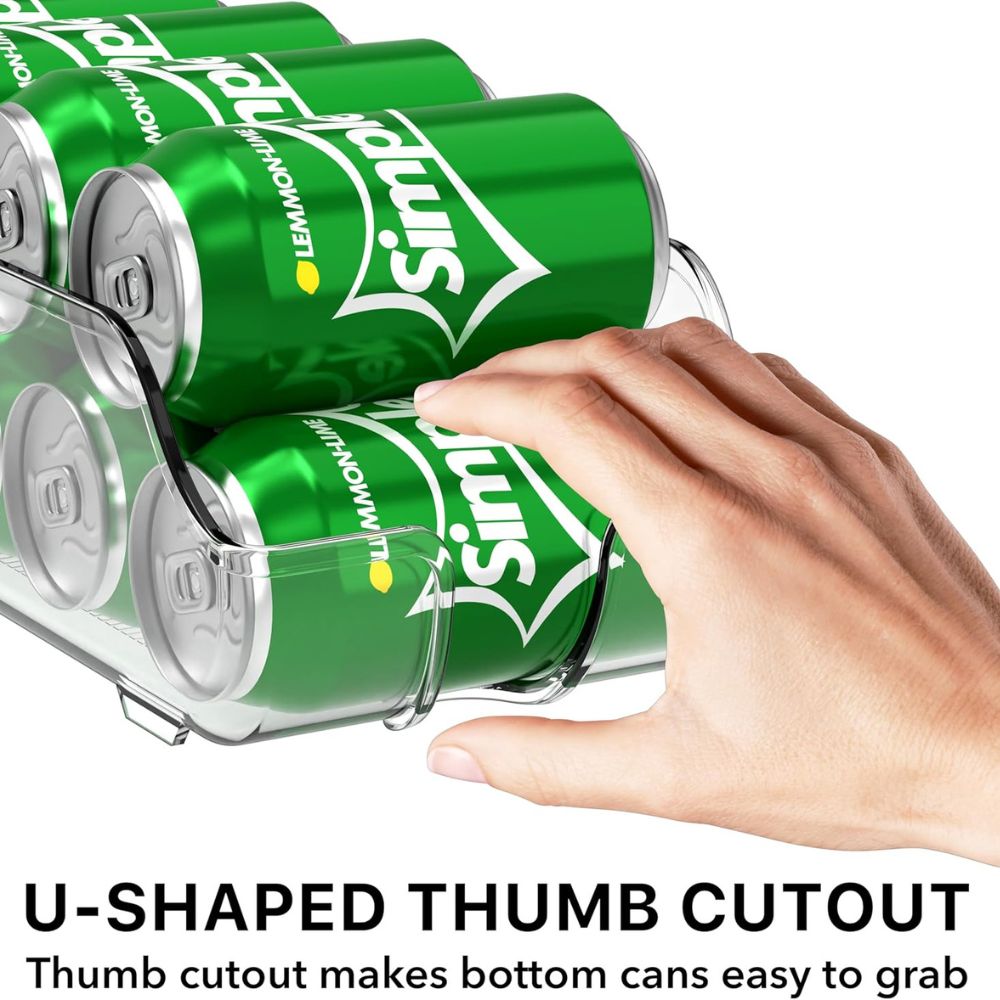 Clear Stackable Soda Can Organizers - Image 4